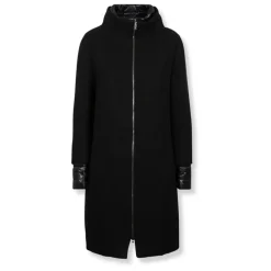 DAMES Herno Velours Wol Stof en Nylon Ultralichte Jas