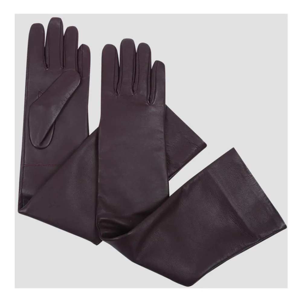 DAMES The Frankie Shop Handschoenen^Veneto Lange Leren Handschoenen