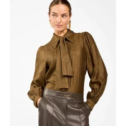 DAMES Aaiko Veronne Tie Blouse