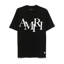 Heren Amiri Shirts^Verspringende Logo Tee