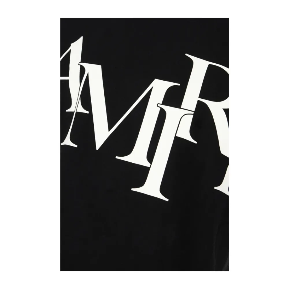 Heren Amiri Shirts^Verspringende Logo Tee