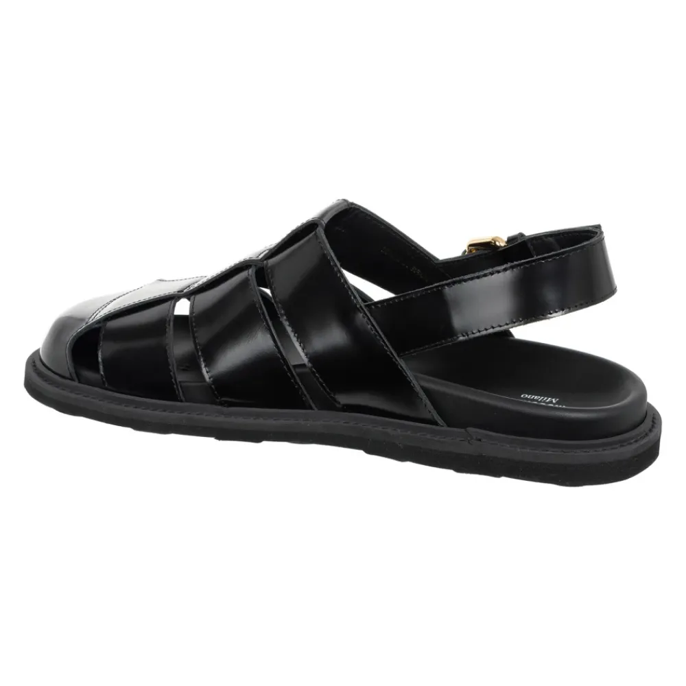 Heren Moschino Sandalen^Verstelbare Band Sportieve Sandalen Effen Patroon