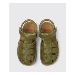 Camper Verstelbare Leren Sandaal met Klittenband