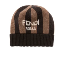 Fendi Verticaal gestreepte hoed