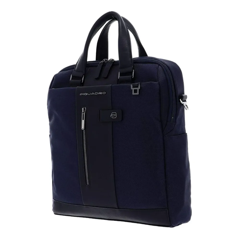 DAMES Piquadro Verticale Laptop en iPad Tas Unisex