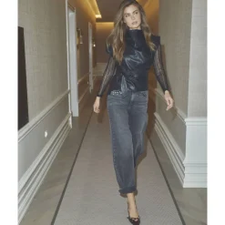 DAMES Co'Couture Jeans^VickyCC Stud Wide LL Jeans