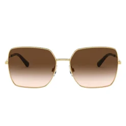 DAMES Dolce & Gabbana Zonnebrillen|Zonnebrillen^Vierkante metalen zonnebril met dunne pootjes