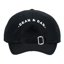 Heren Dsquared2 Vintage Baseball Cap met gespsluiting