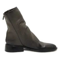 DAMES Mimmu Enkellaarsjes^Vintage Effect Laarzen met Rits