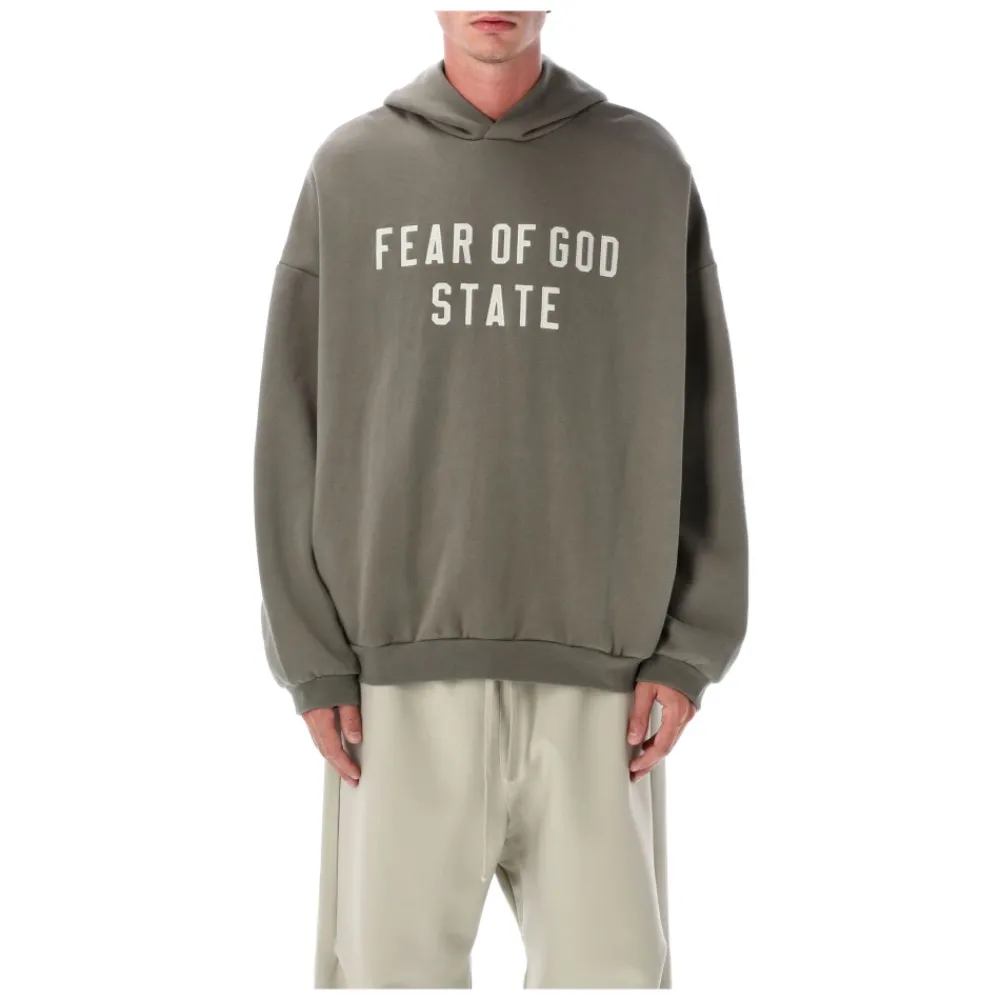 Heren Fear Of God Vintage Oversized Fleece Hoodie
