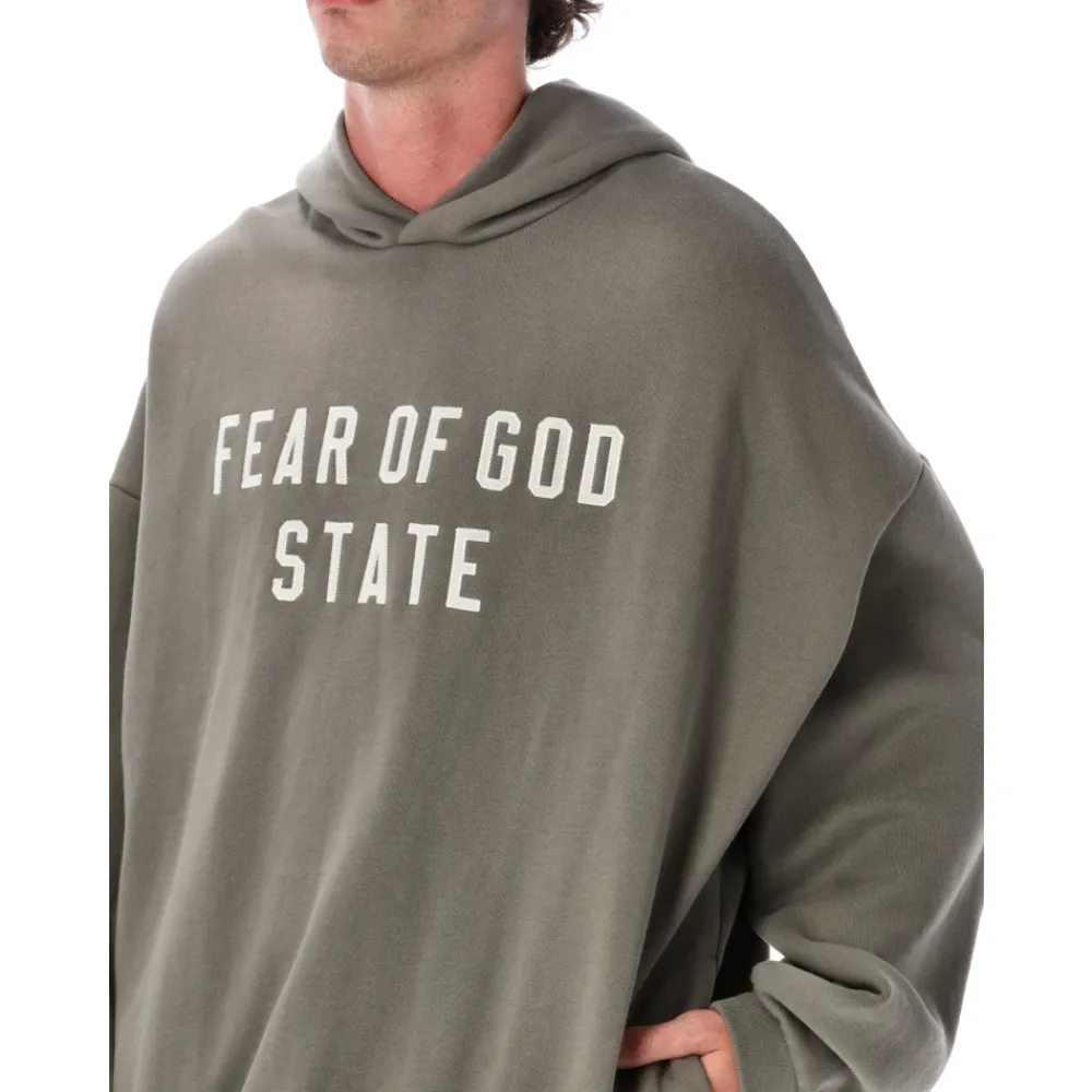 Heren Fear Of God Vintage Oversized Fleece Hoodie