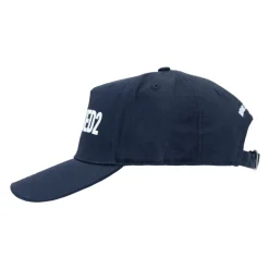Heren Dsquared2 Vintage Stijl Baseball Cap met Gesp
