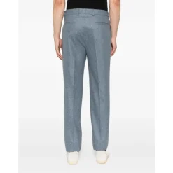 Heren Brunello Cucinelli Virgin Wool Trousers with Pleats