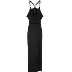 DAMES Versace Jurken^Viscose-Jersey Gathered Gown