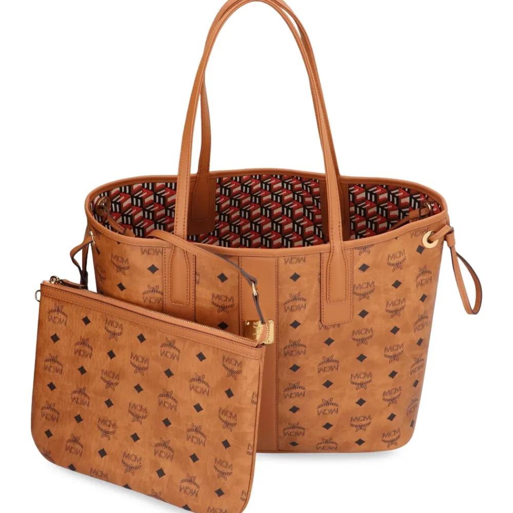 DAMES MCM Shoppers^Visetos Tote