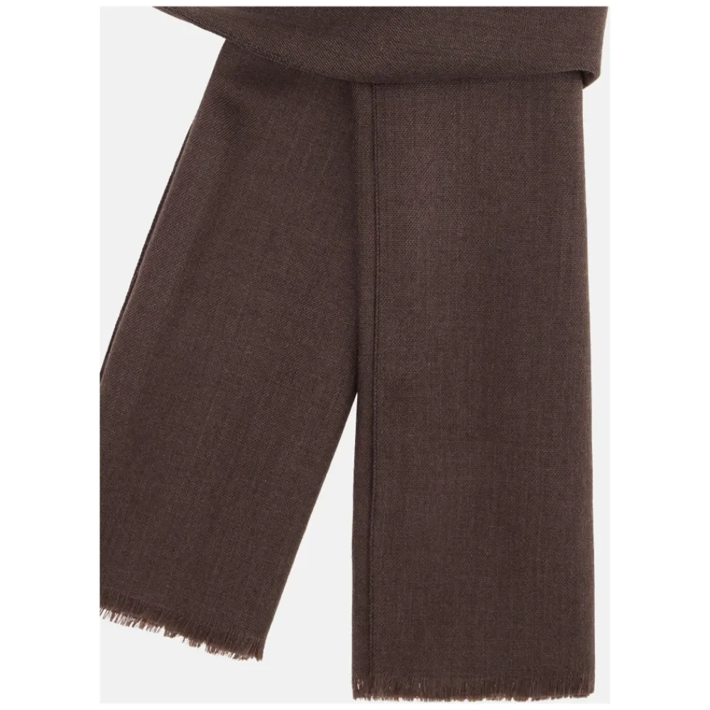 Heren Boggi Milano Sjaals^Visgraat wollen sjaal