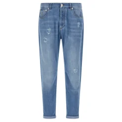 Heren Brunello Cucinelli Jeans^Vrijetijdsbroek met vijf zakken