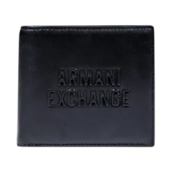 Heren Armani Exchange Wallet met Interne Vakken en Zakken