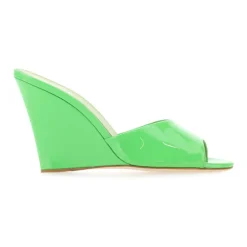 DAMES Paris Texas Wanda Open Toe Wedge Mules