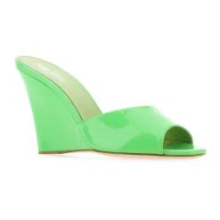 DAMES Paris Texas Wanda Open Toe Wedge Mules
