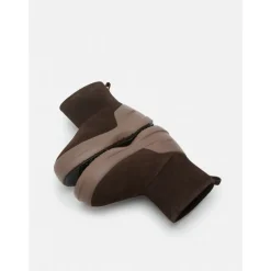 Heren Moon Boot Snowboots^Warm Suède Middelhoge Laarzen met Grip