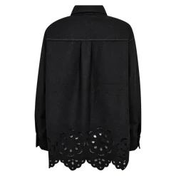 DAMES Co'Couture WarrenCC Wool Embroidery Shirt Bluse 35151