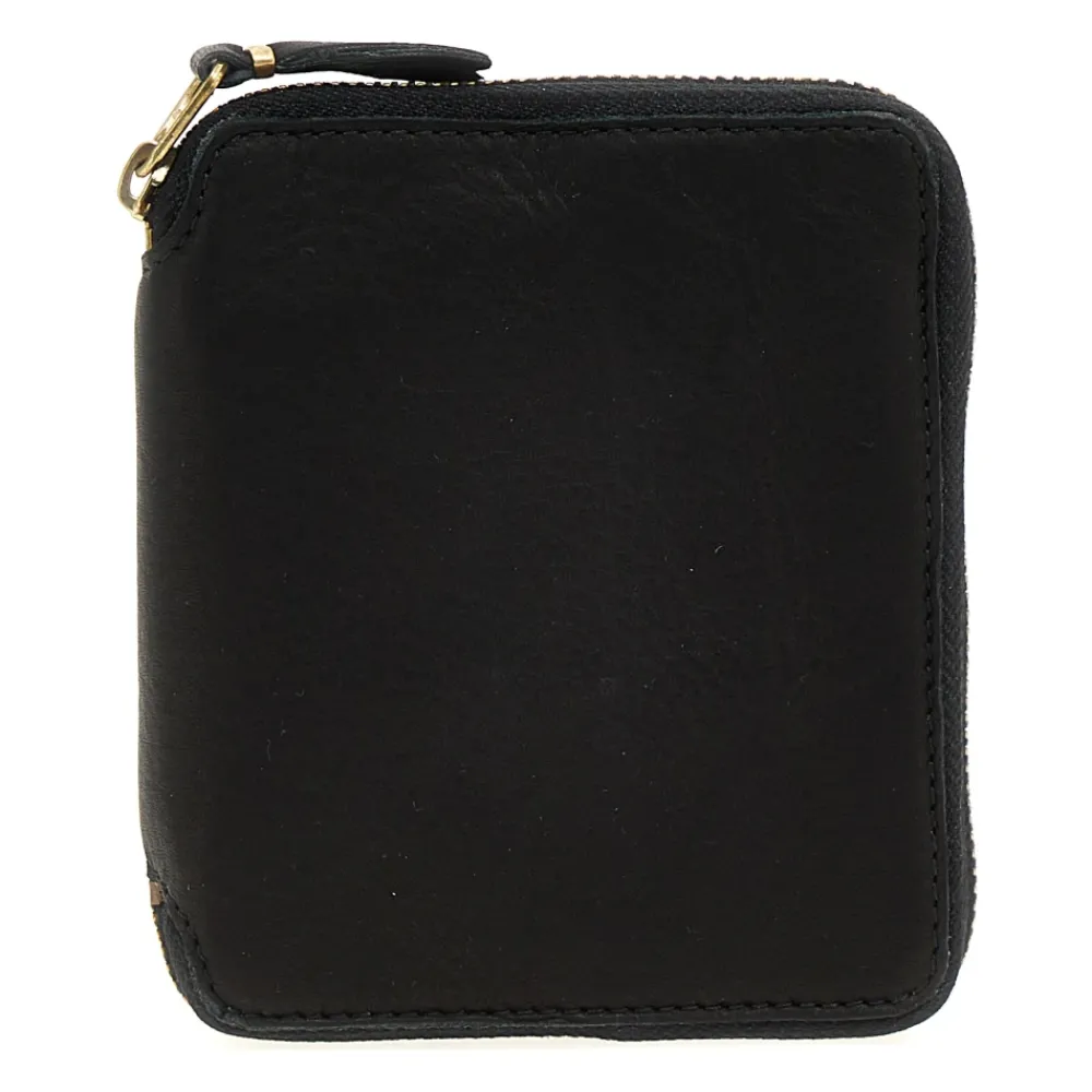 Heren Comme des Garçons Washed Leather Wallet