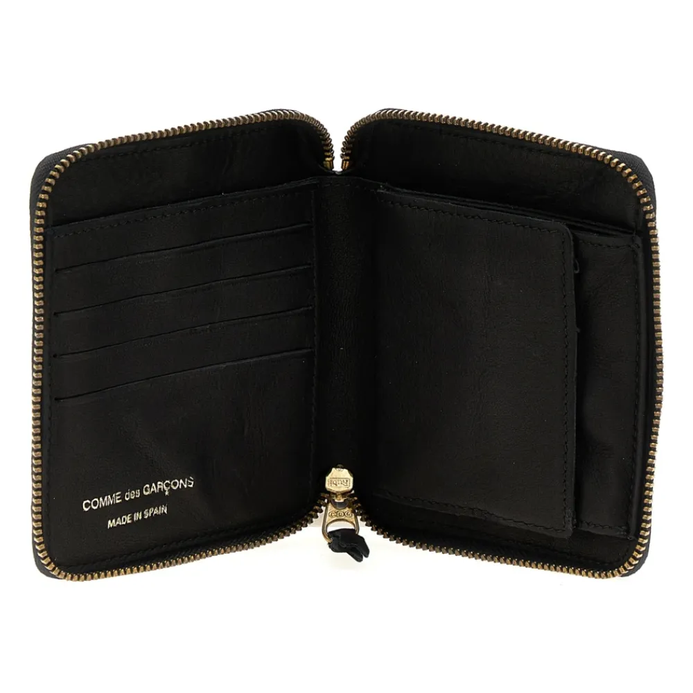 Heren Comme des Garçons Washed Leather Wallet
