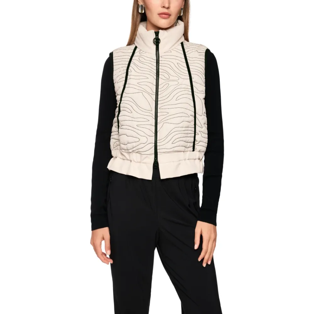 DAMES Marc Cain Wattierte Steppweste