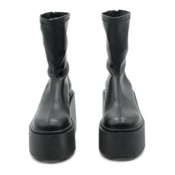 DAMES Vic Matié Sleehakken^Wedge Boot Stripy in Black