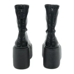 DAMES Vic Matié Sleehakken^Wedge Boot Stripy in Black