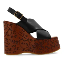 DAMES Chloé Sleehakken^Wedge Sandalen Maxime