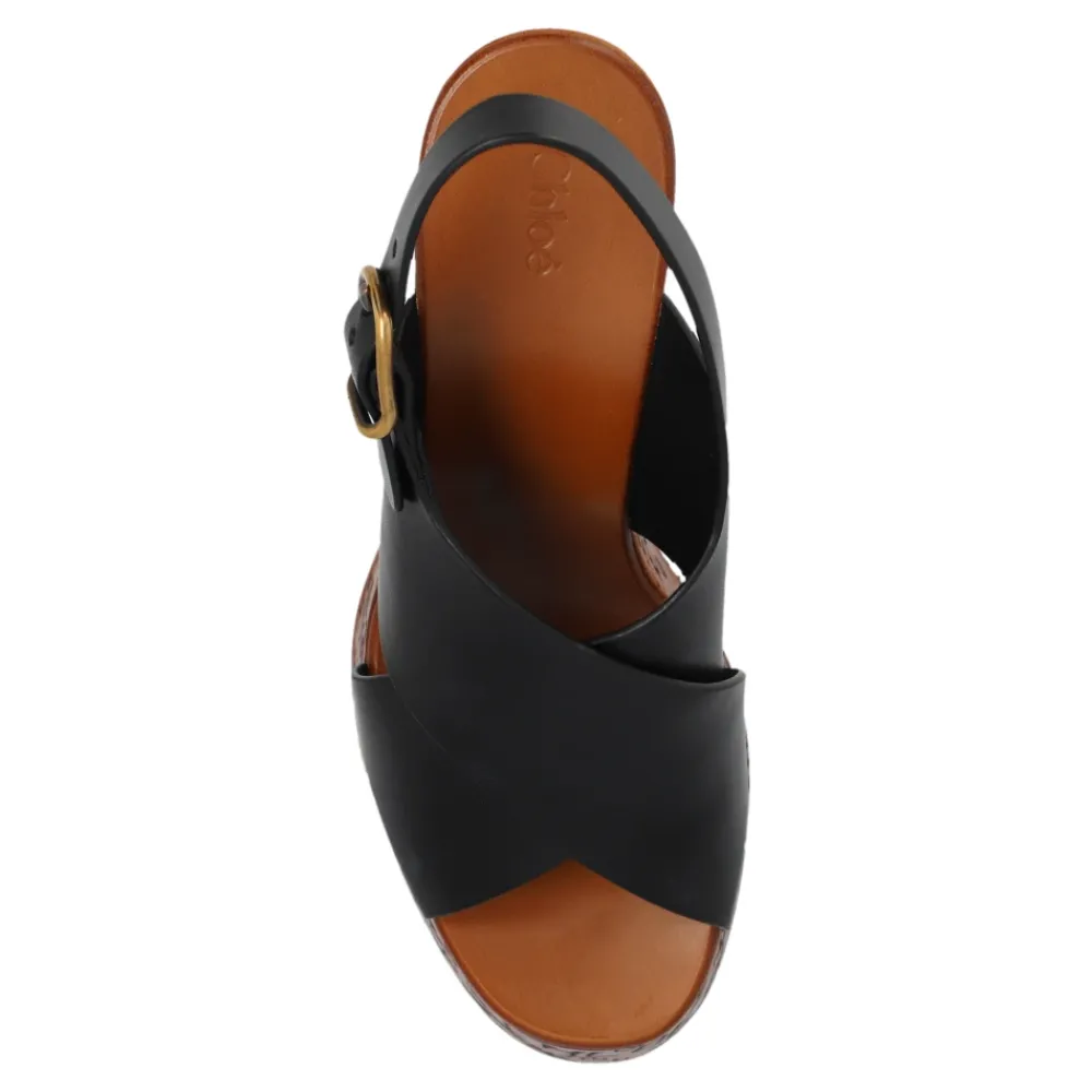 DAMES Chloé Sleehakken^Wedge Sandalen Maxime