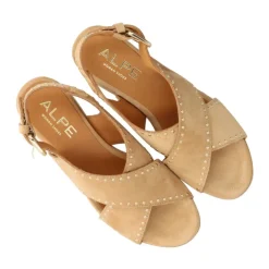 DAMES Alpe Sleehakken^Wedgesandalen