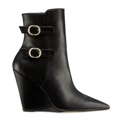 DAMES Stuart Weitzman Western-geïnspireerde SALOON 100 WEDGE BOOT