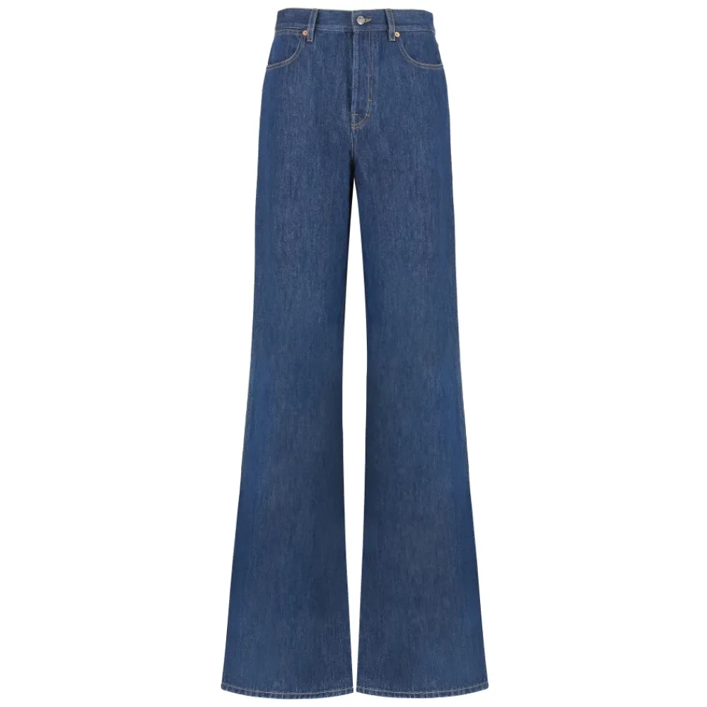 DAMES Gucci Jeans^Wide Leg Denim Broek