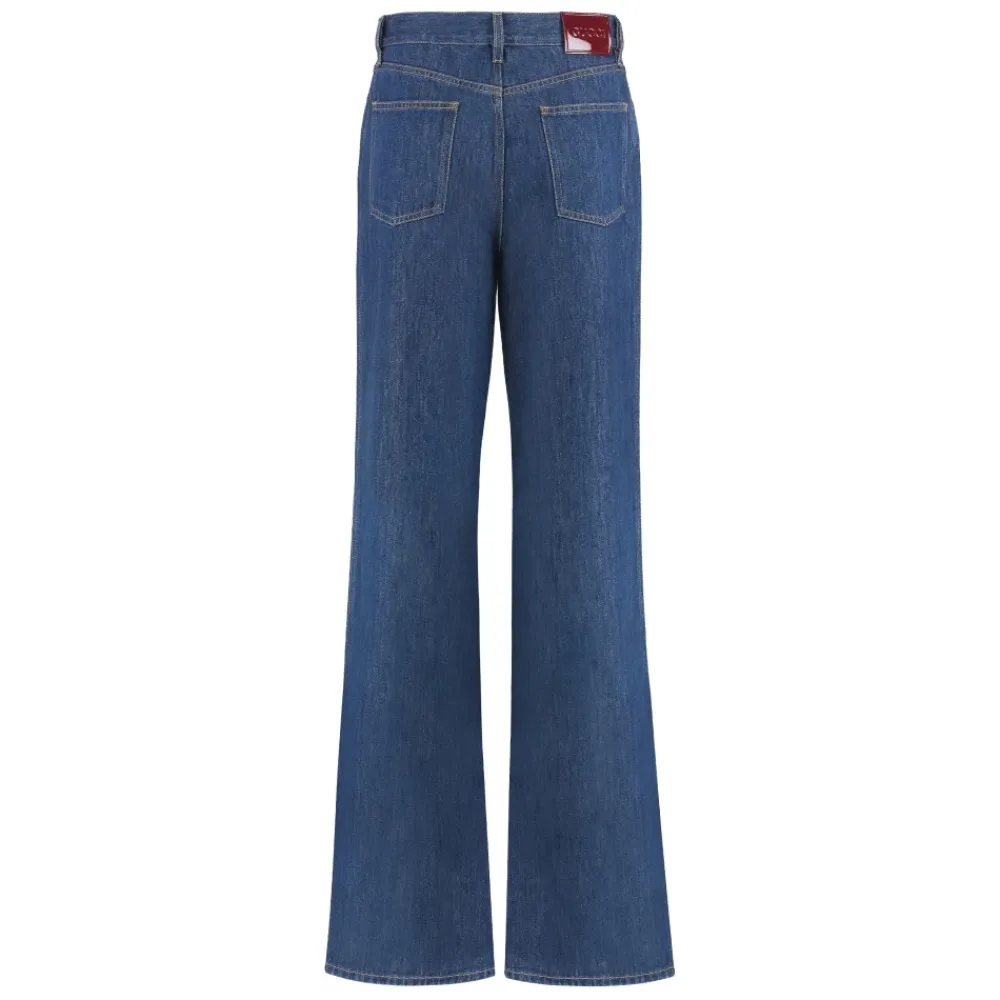 DAMES Gucci Jeans^Wide Leg Denim Broek