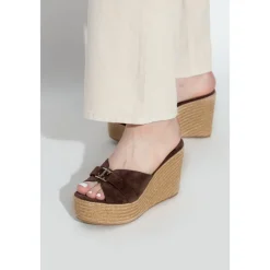 DAMES Jimmy Choo Sleehakken^Wig sandalen Leda