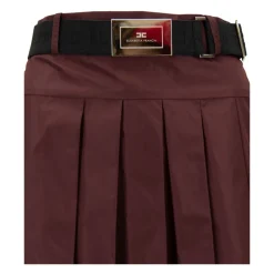 DAMES Elisabetta Franchi Wijd Uitlopende Rok met Rits en Haak