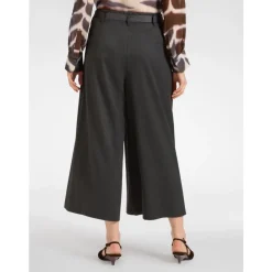 DAMES Elena Mirò Broeken^Wijde broek met riem