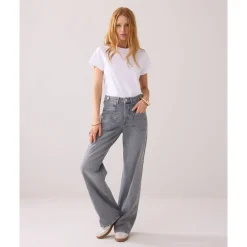 DAMES Summum Woman Wijde Rechte Pijp Denim Jeans