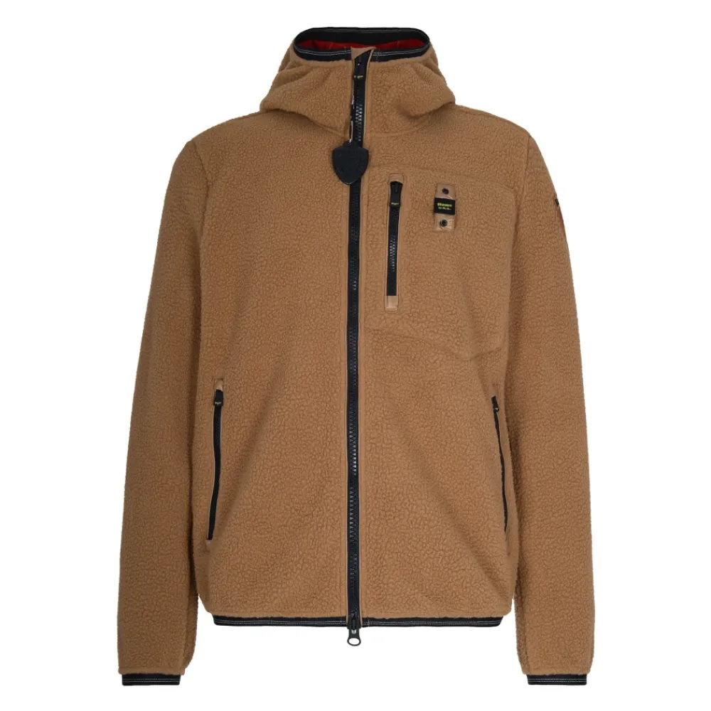 Blauer Outdoorjassen^Windjacks