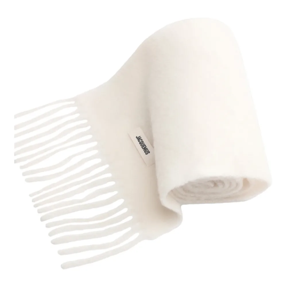 Heren Jacquemus Winter Mohair Alpaca Wol Sjaal