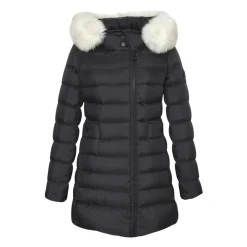 Peuterey Jassen^Winterjas voor meisjes met capuchon en bont