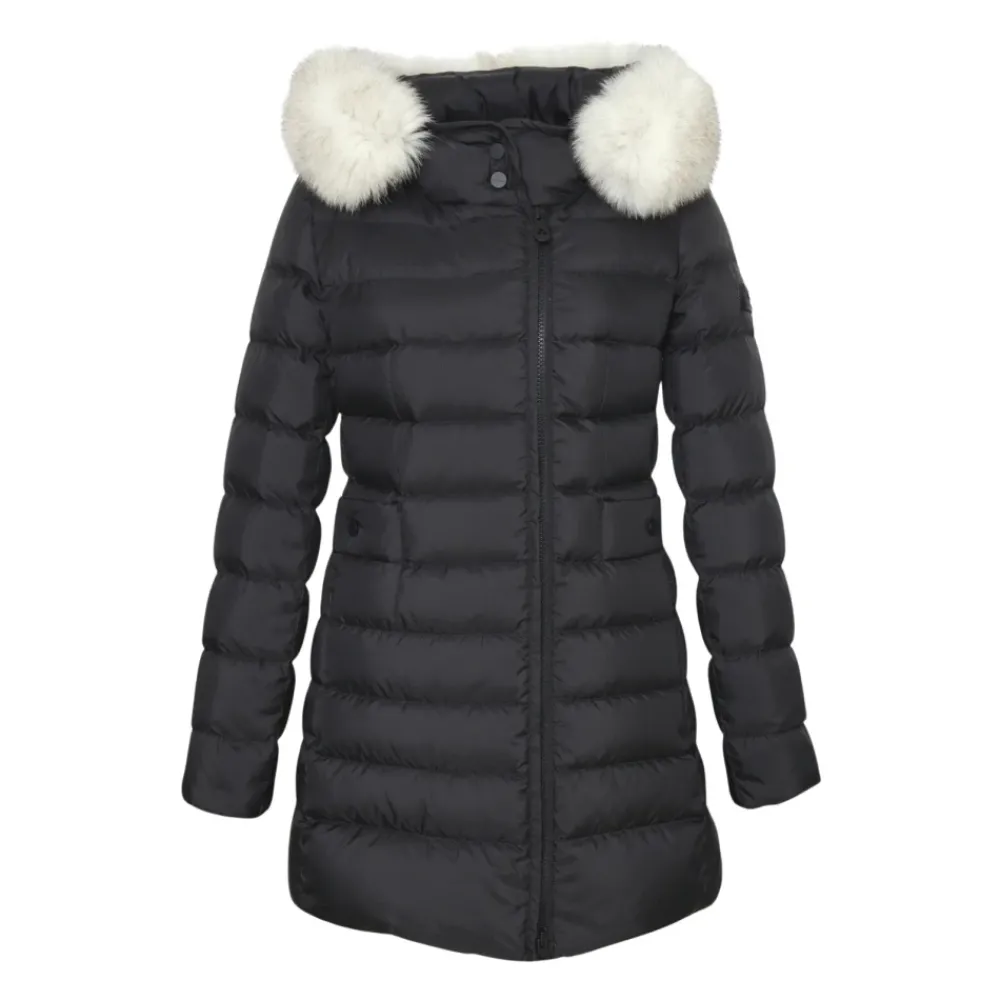 Peuterey Jassen^Winterjas voor meisjes met capuchon en bont