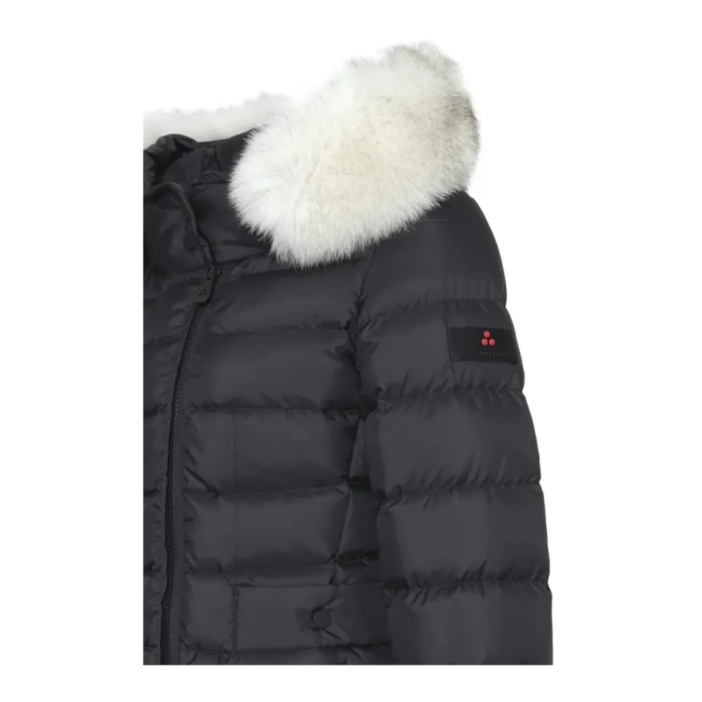 Peuterey Jassen^Winterjas voor meisjes met capuchon en bont