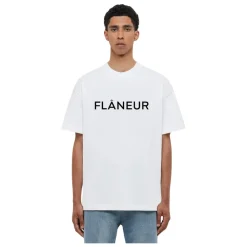 Heren FLÂNEUR Shirts^Logo T-Shirt Zacht Katoen