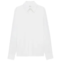 Heren Saint Laurent Overhemden^te Button-Up Shirt met Cassandre Borduursel