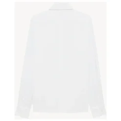 Heren Saint Laurent Overhemden^te Button-Up Shirt met Cassandre Borduursel