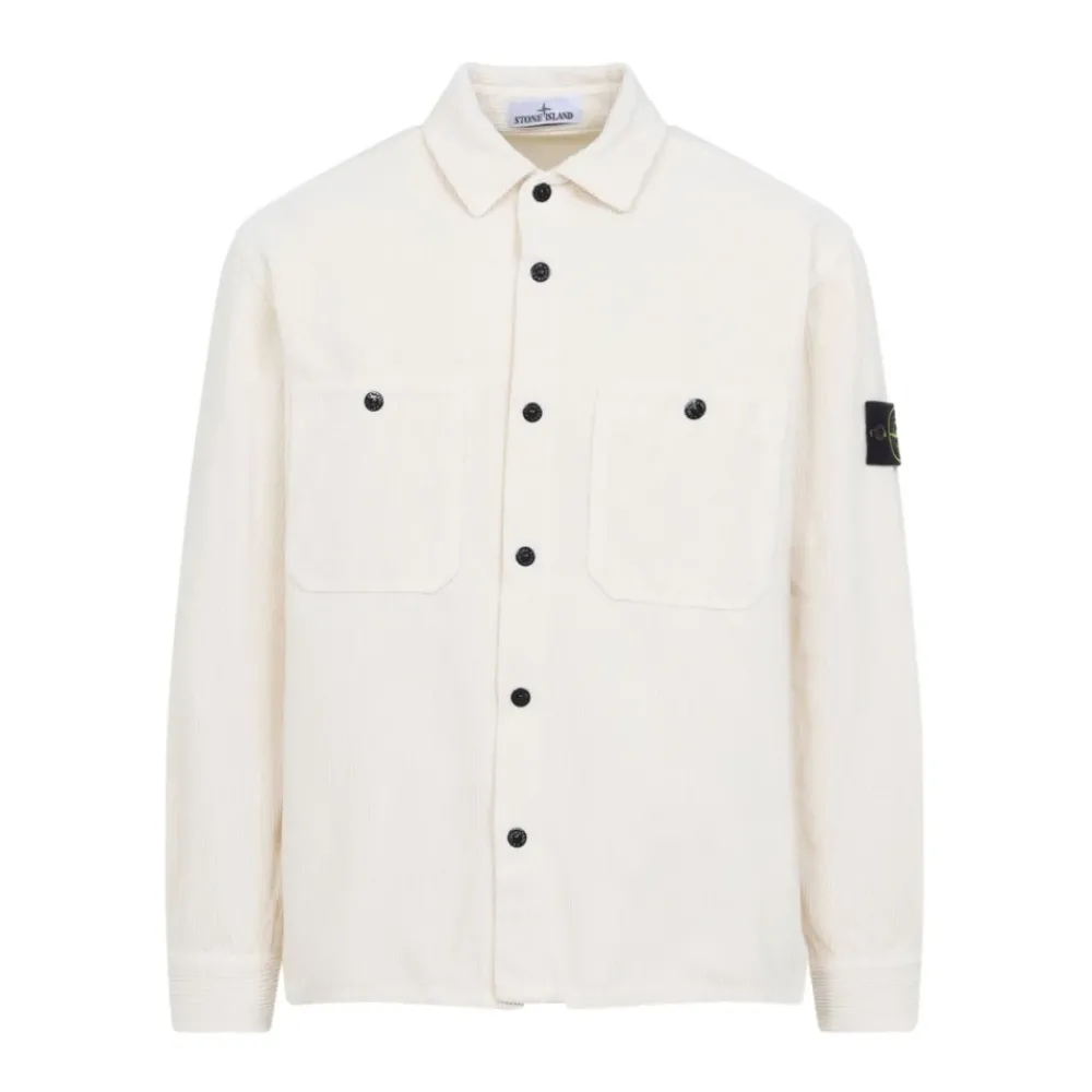 Heren Stone Island Overhemden^te Casual Overhemden